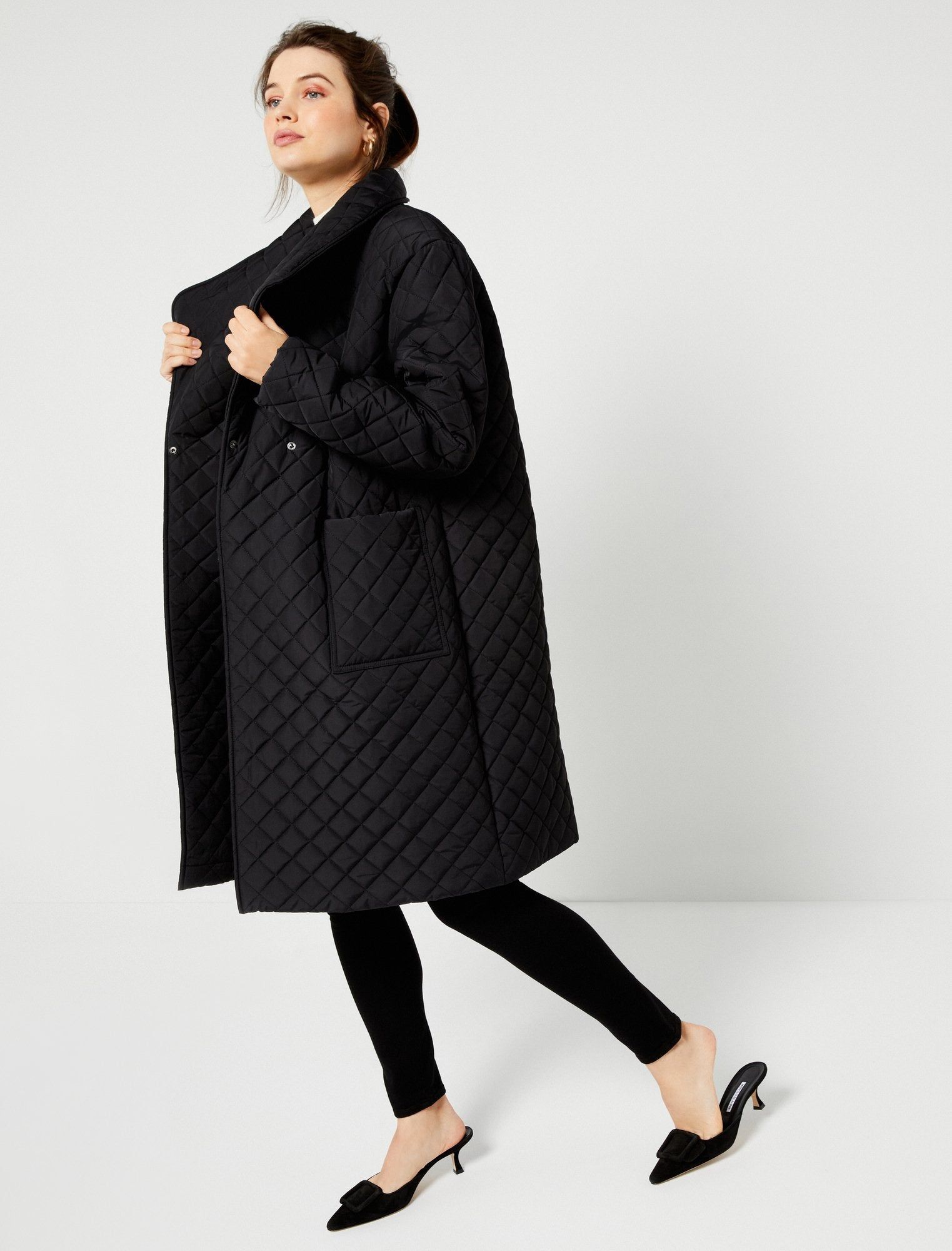 Quilted Maternity Jacket sold by Motherhood Maternity product image thumbnail 2