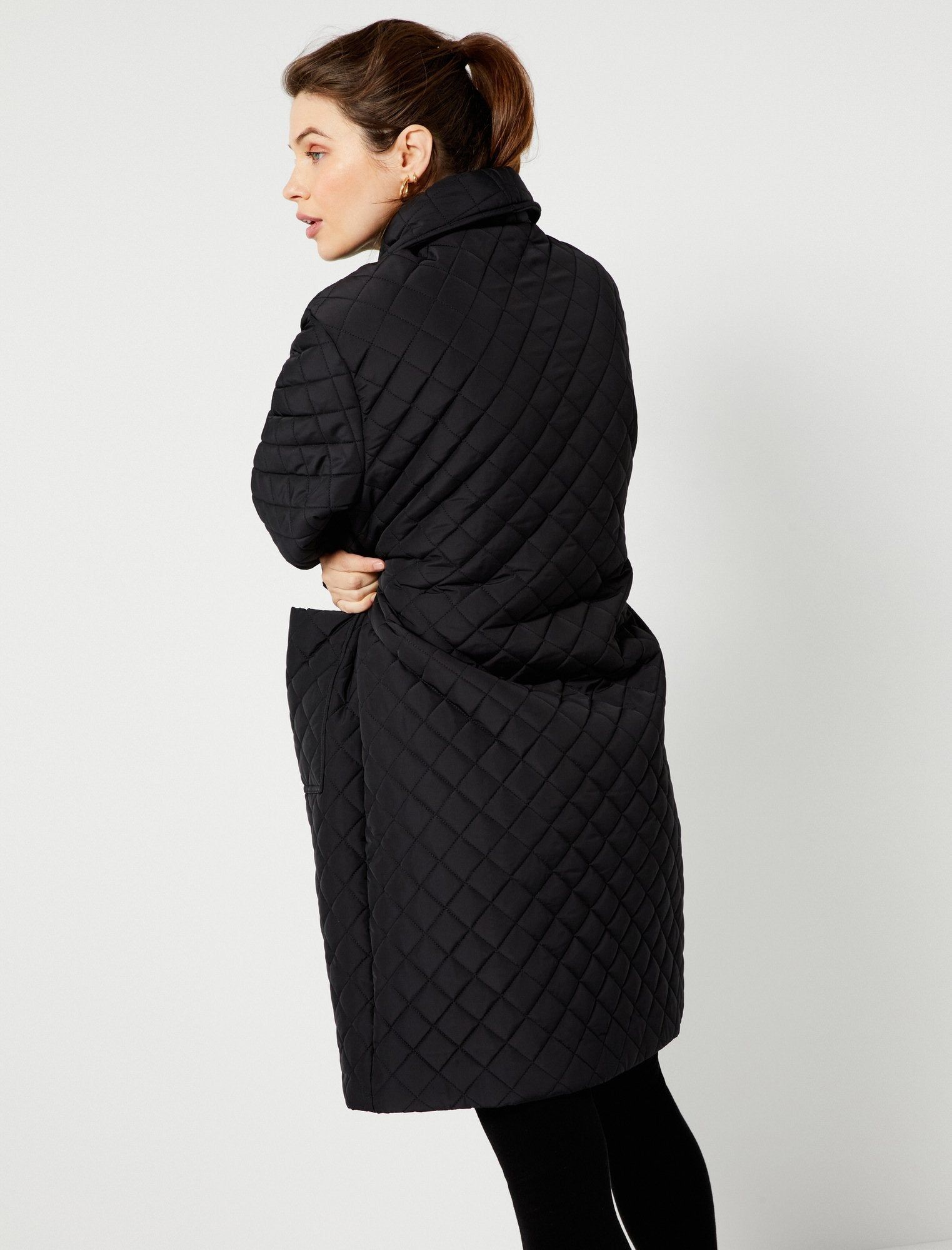 Quilted Maternity Jacket sold by Motherhood Maternity product image thumbnail 3