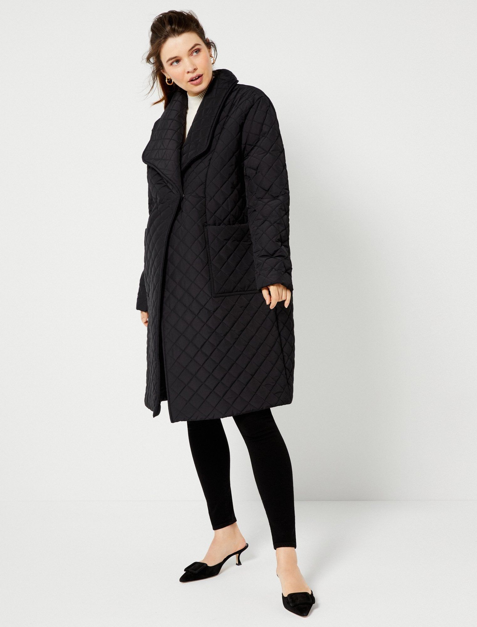 Quilted Maternity Jacket sold by Motherhood Maternity