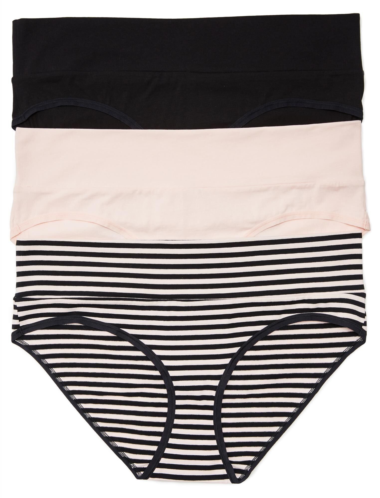 Plus Size Maternity Fold Over Panties (3 Pack) sold by Motherhood Maternity product image thumbnail 3