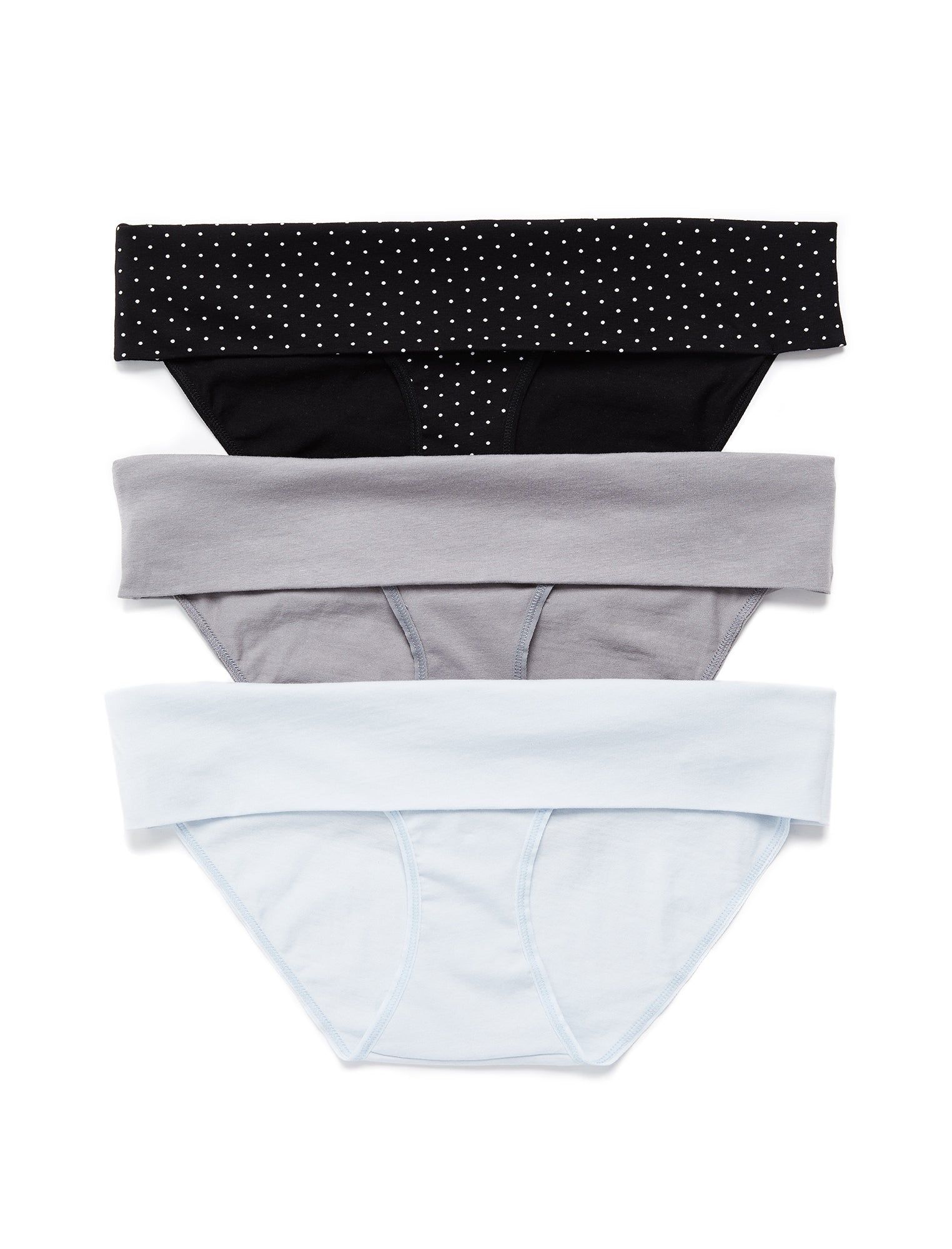 Plus Size Maternity Fold Over Panties (3 Pack) sold by Motherhood Maternity