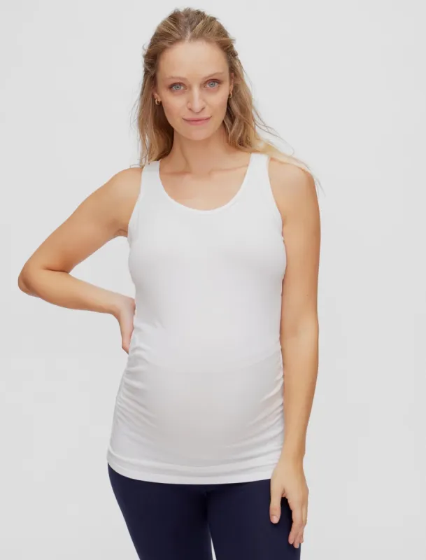 Side Ruched Maternity Tank Top sold by Motherhood Maternity