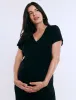 Short Sleeve V-Neck Jumpsuit sold by Motherhood Maternity