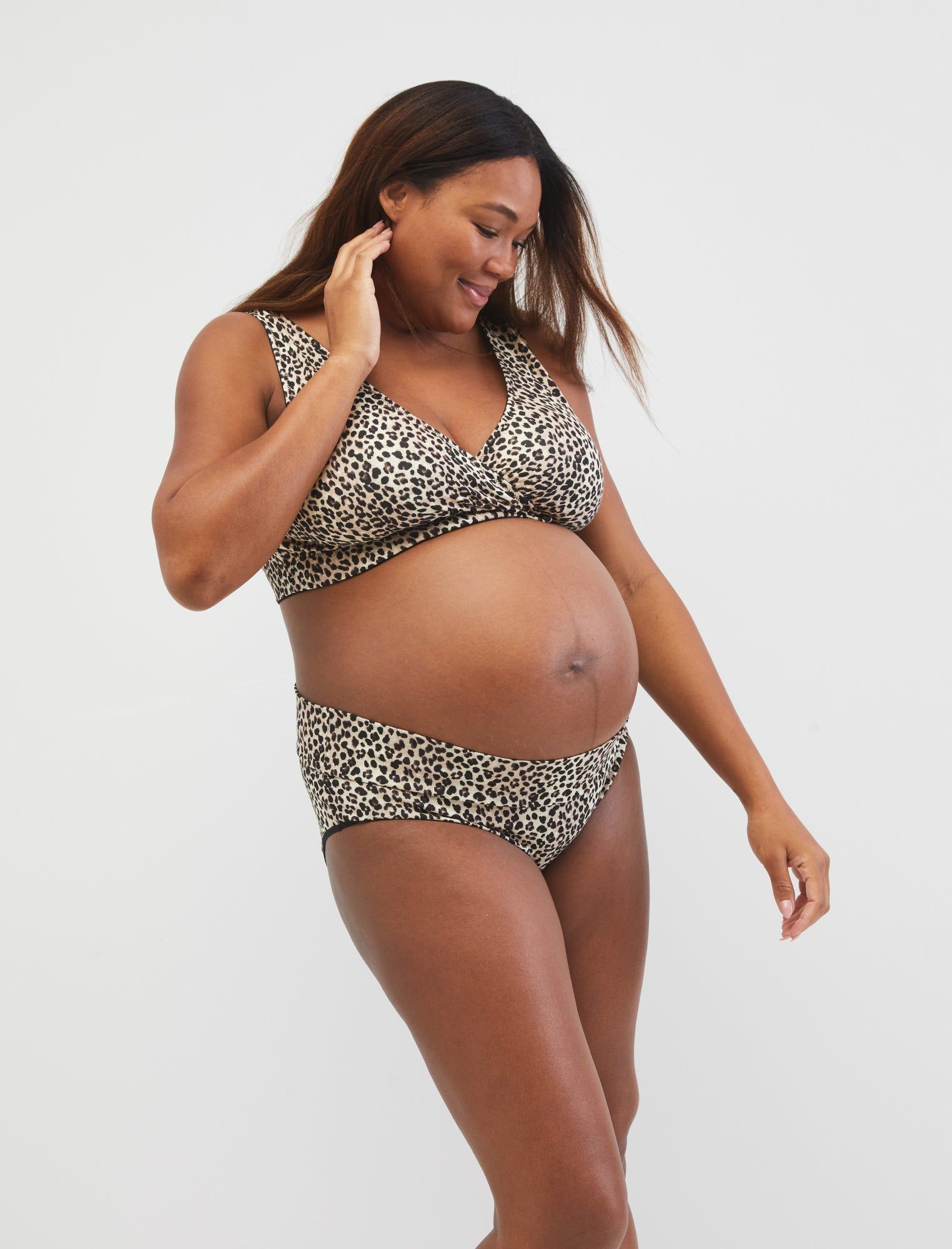 Plus Size Wrap Maternity and Nursing Sleep Bra sold by Motherhood Maternity product image thumbnail 2