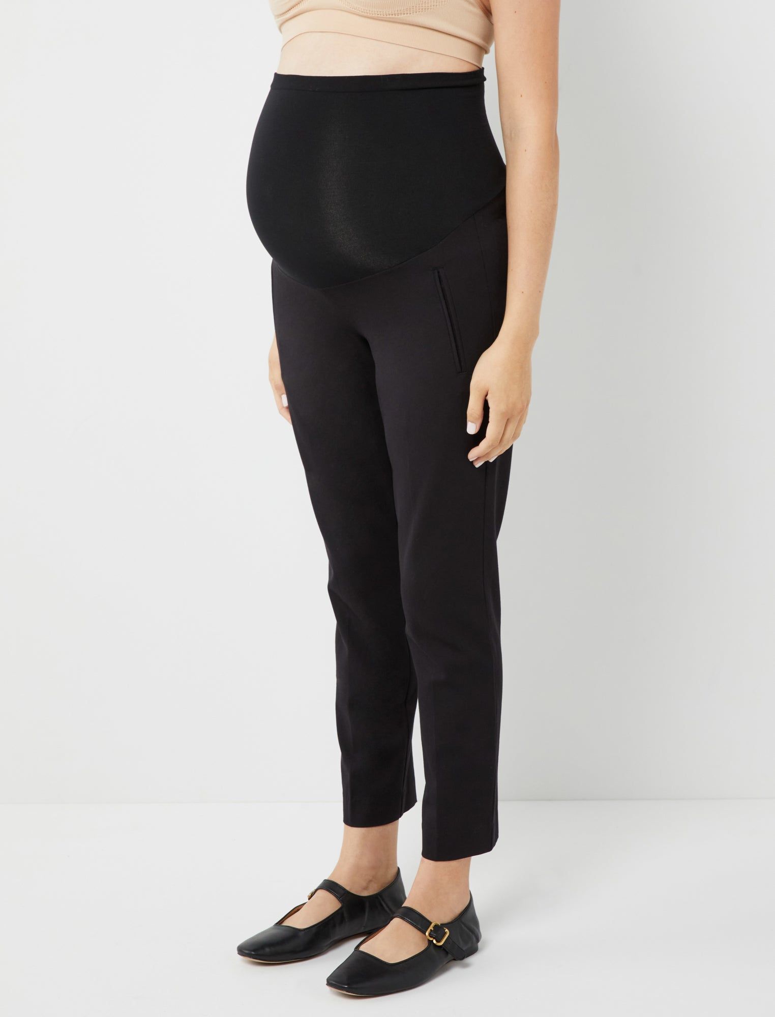 The Curie Secret Fit Belly Twill Slim Ankle Maternity Pant sold by Motherhood Maternity product image thumbnail 2