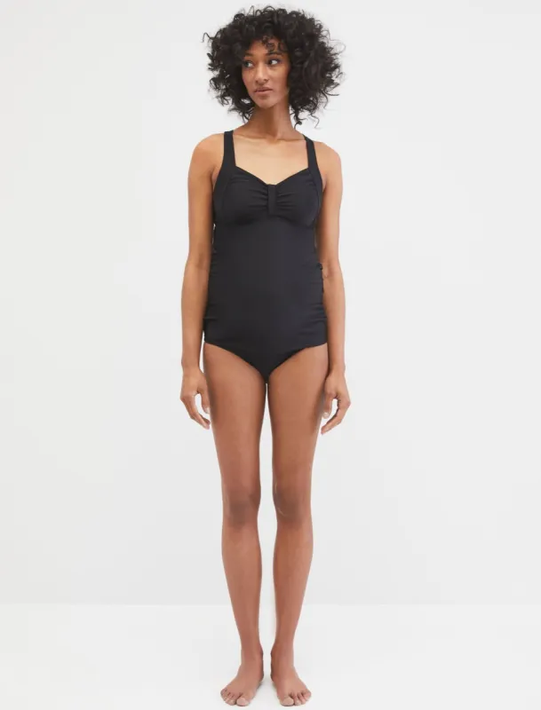 Beach Bump™ Twist Front Maternity Swim Top UPF 50+ sold by Motherhood Maternity
