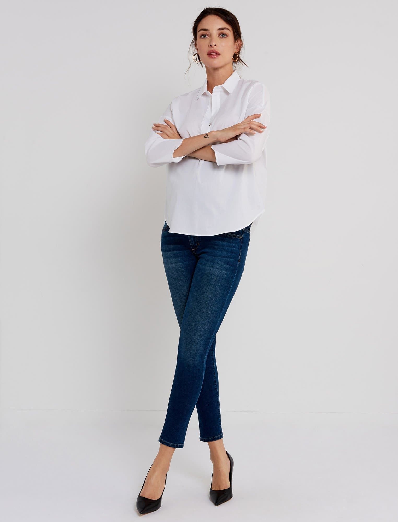 Joe's Icon Ankle Secret Fit Belly Skinny Leg Maternity Jeans sold by Motherhood Maternity