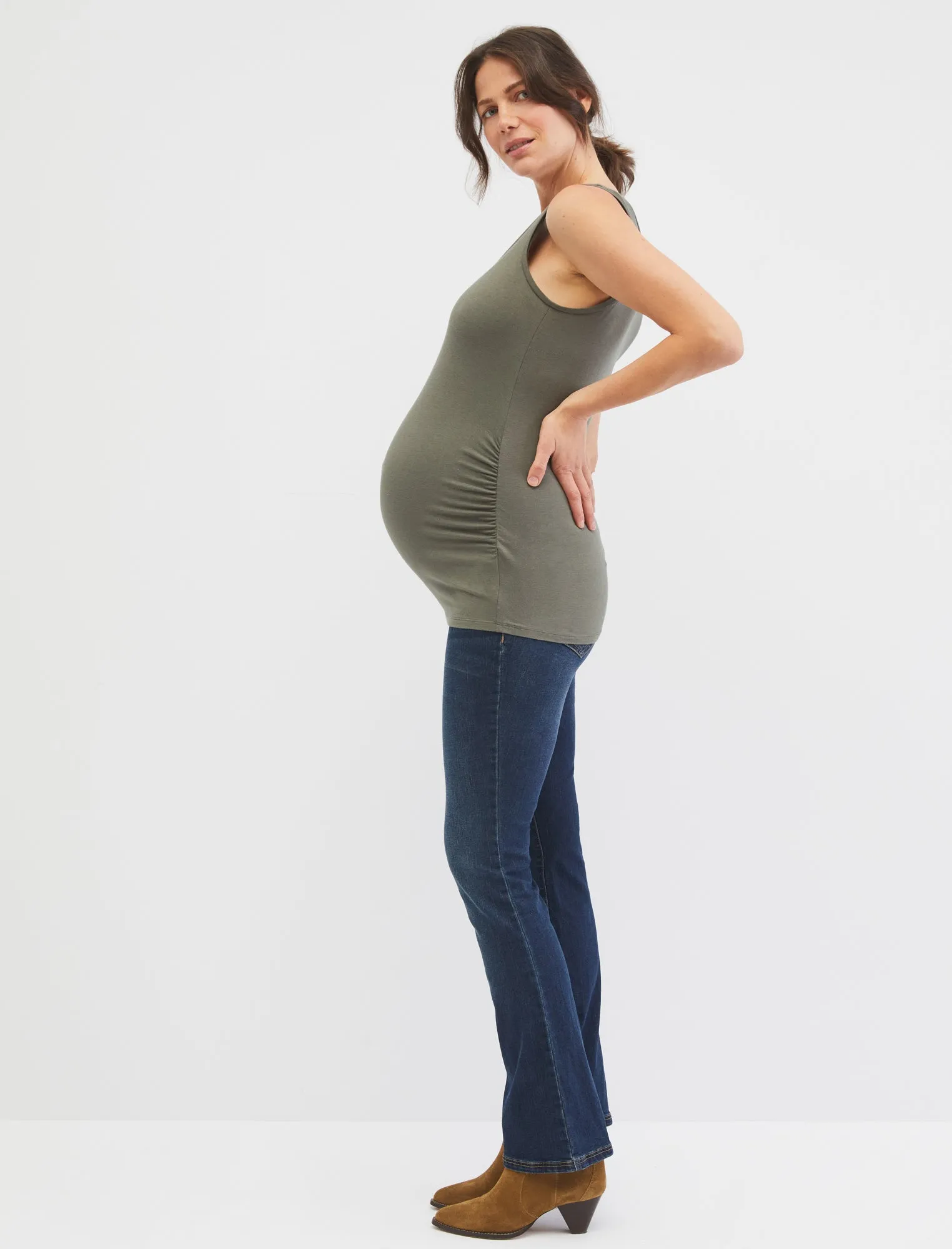 Side Ruched Maternity Tank Top sold by Motherhood Maternity product image thumbnail 3