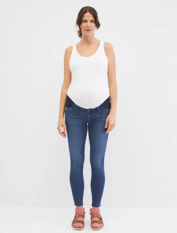 Side Panel Skinny Leg Maternity Jeans sold by Motherhood Maternity