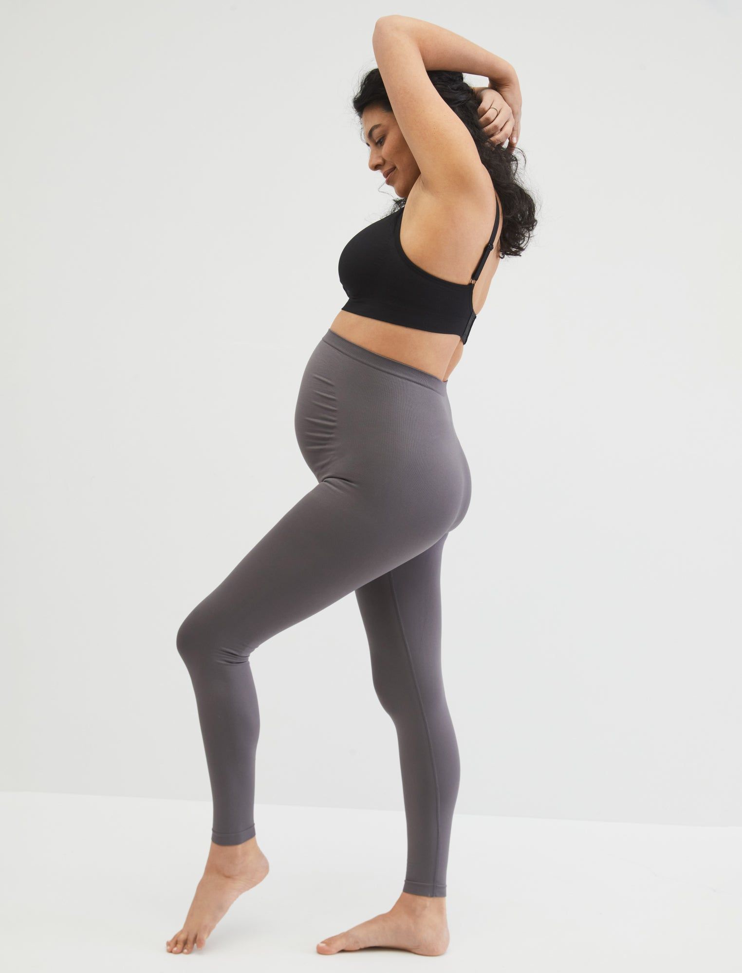 Seamless Compression Comfort Waist Maternity Leggings sold by Motherhood Maternity product image thumbnail 9