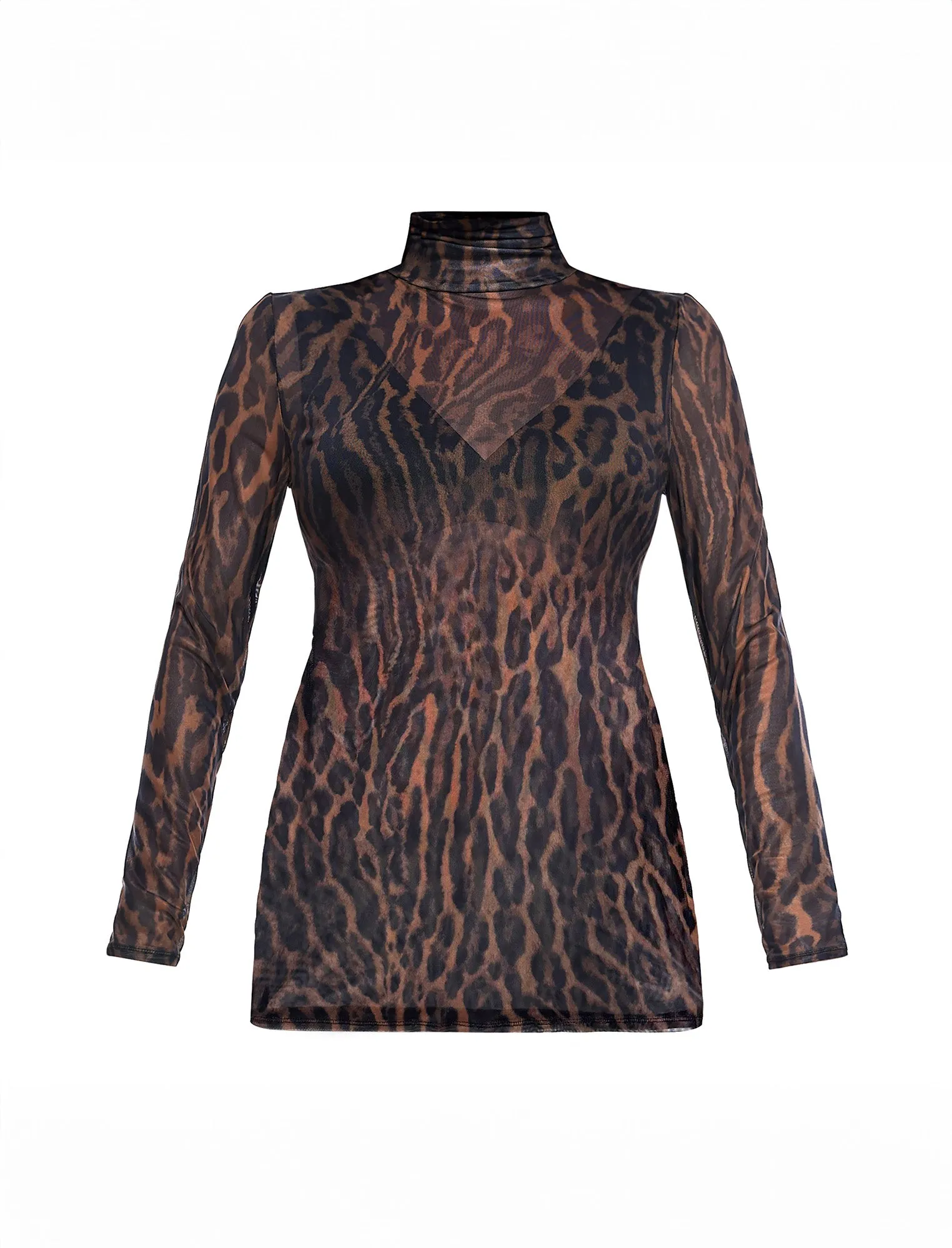 Long Sleeve Bodycon Top in Mesh sold by Motherhood Maternity product image thumbnail 5