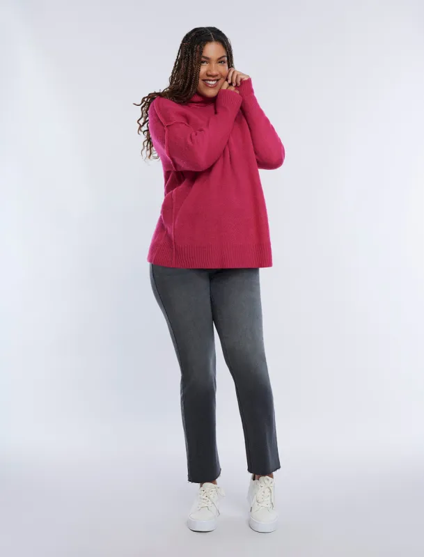 Long Sleeve Mock Neck Sweater sold by Motherhood Maternity