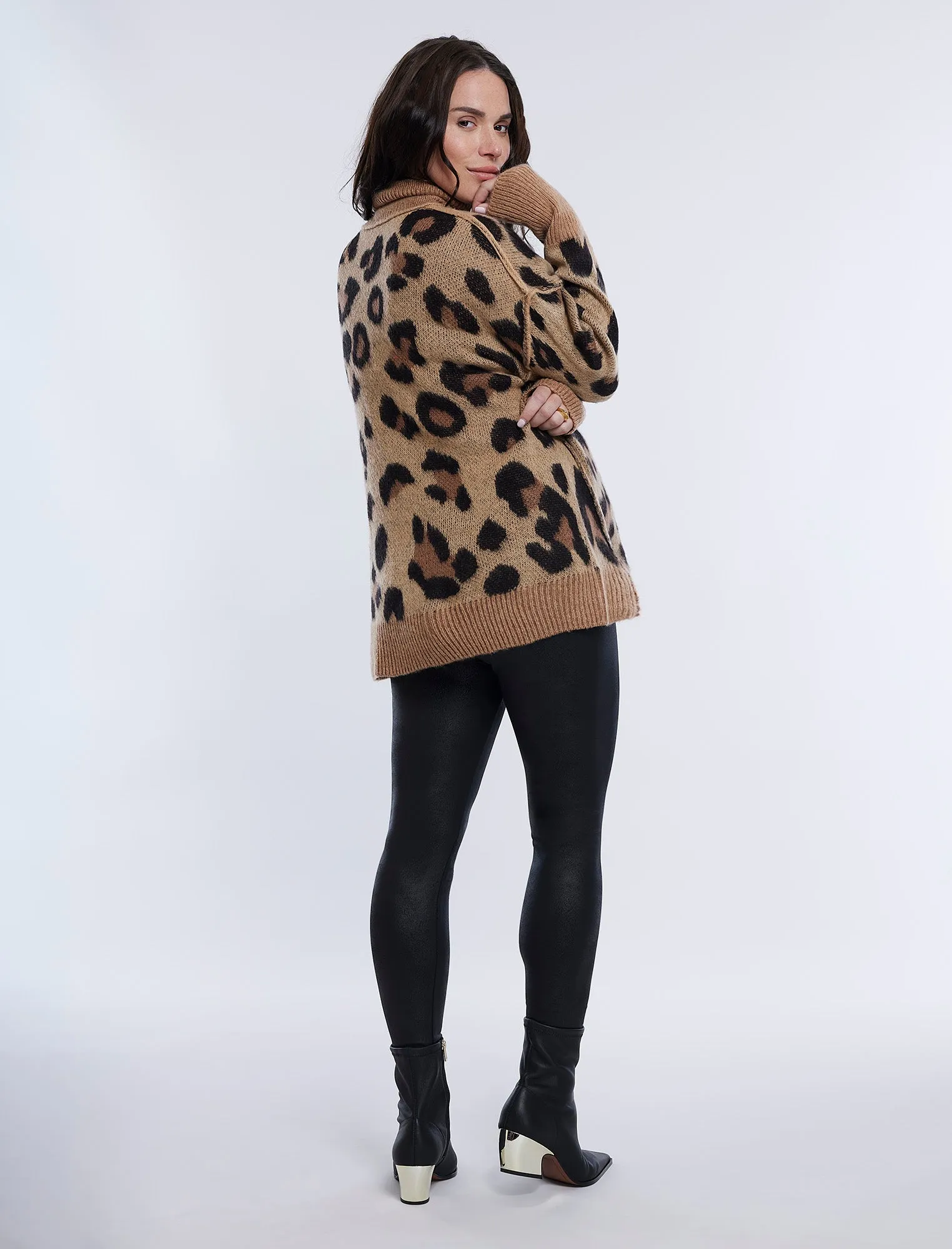 Long Sleeve Mock Neck Sweater sold by Motherhood Maternity product image thumbnail 2