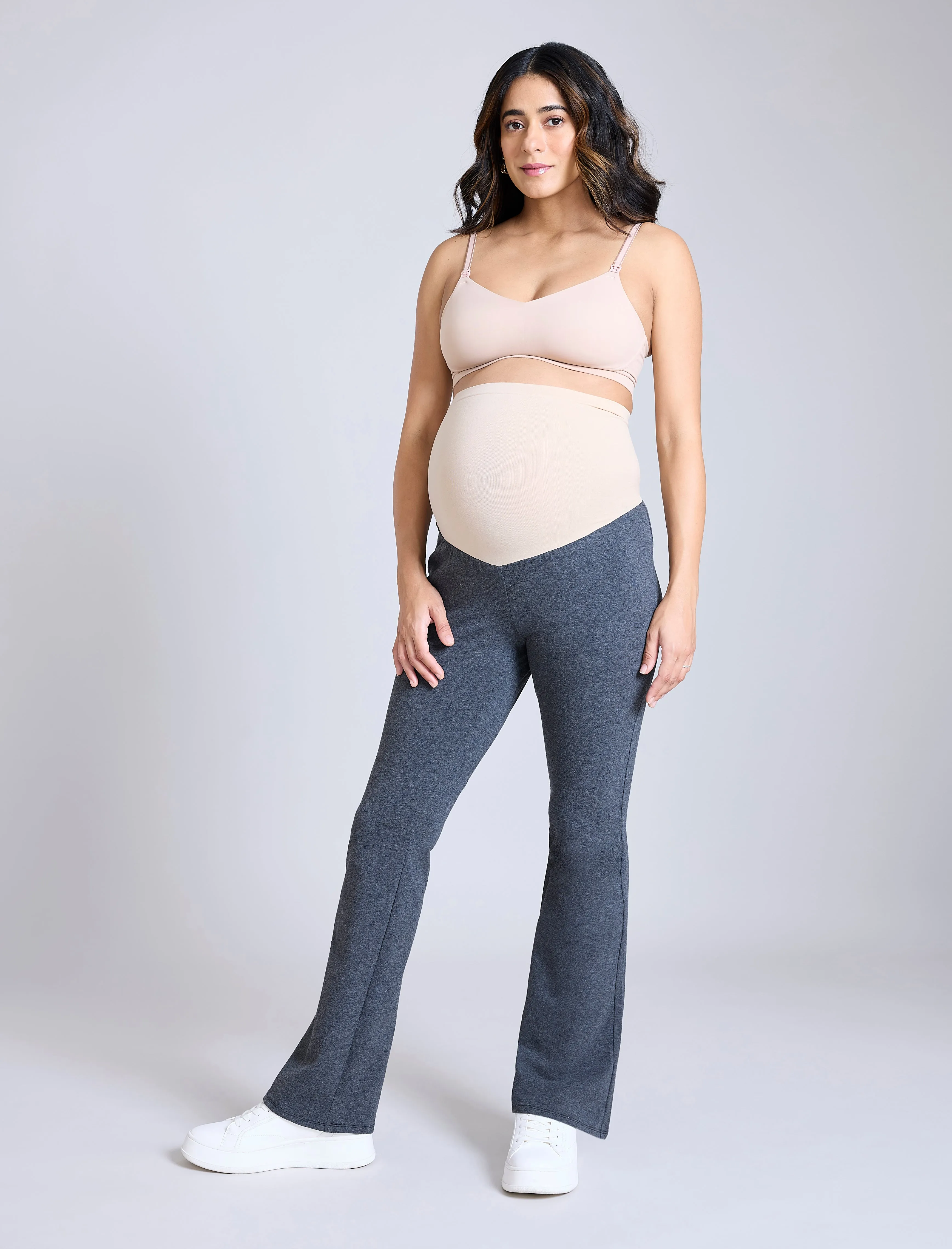 Secret Fit Belly® Essential Flare Legging sold by Motherhood Maternity