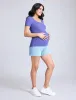 Square Neck Short Sleeve Top sold by Motherhood Maternity