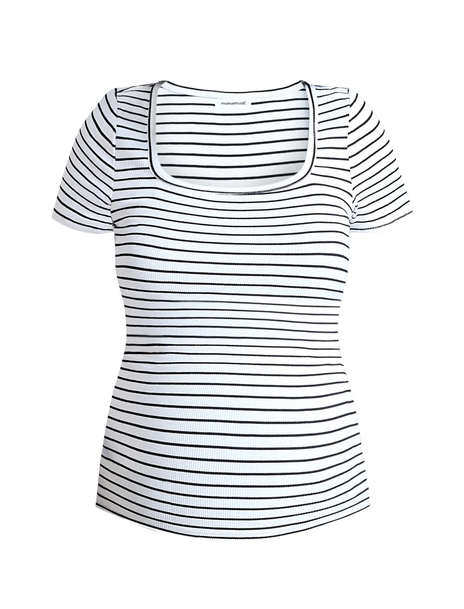 Square Neck Short Sleeve Top sold by Motherhood Maternity product image thumbnail 4