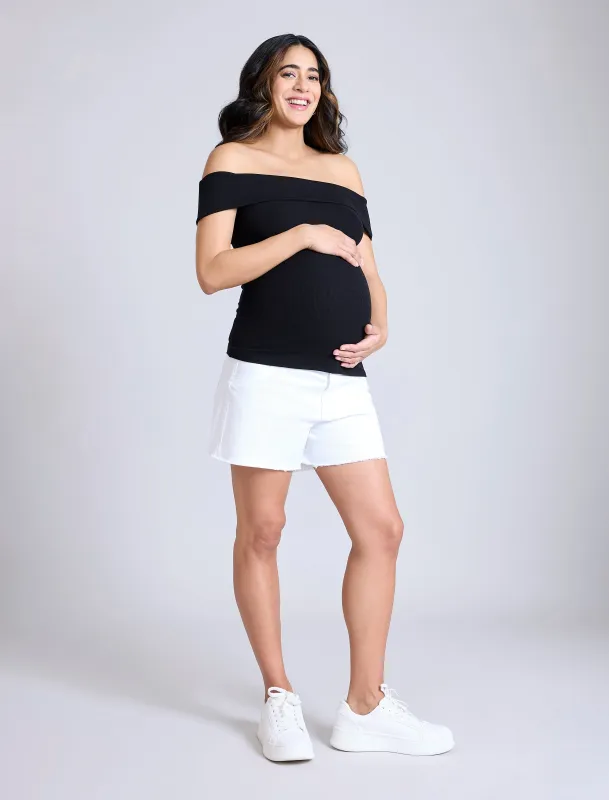 Off The Shoulder Top sold by Motherhood Maternity