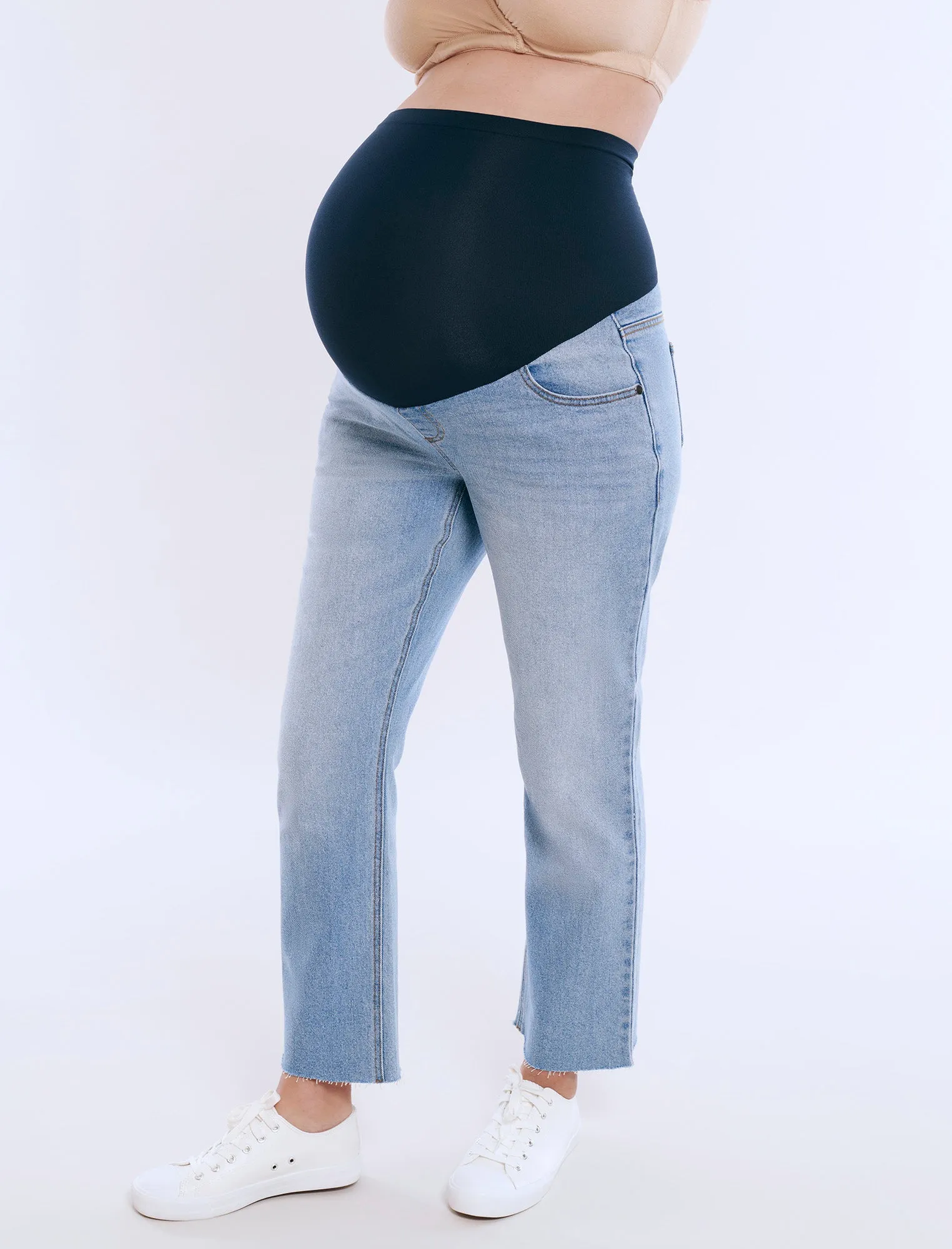 Secret Fit Belly® Slim Straight Leg Jean sold by Motherhood Maternity product image thumbnail 4