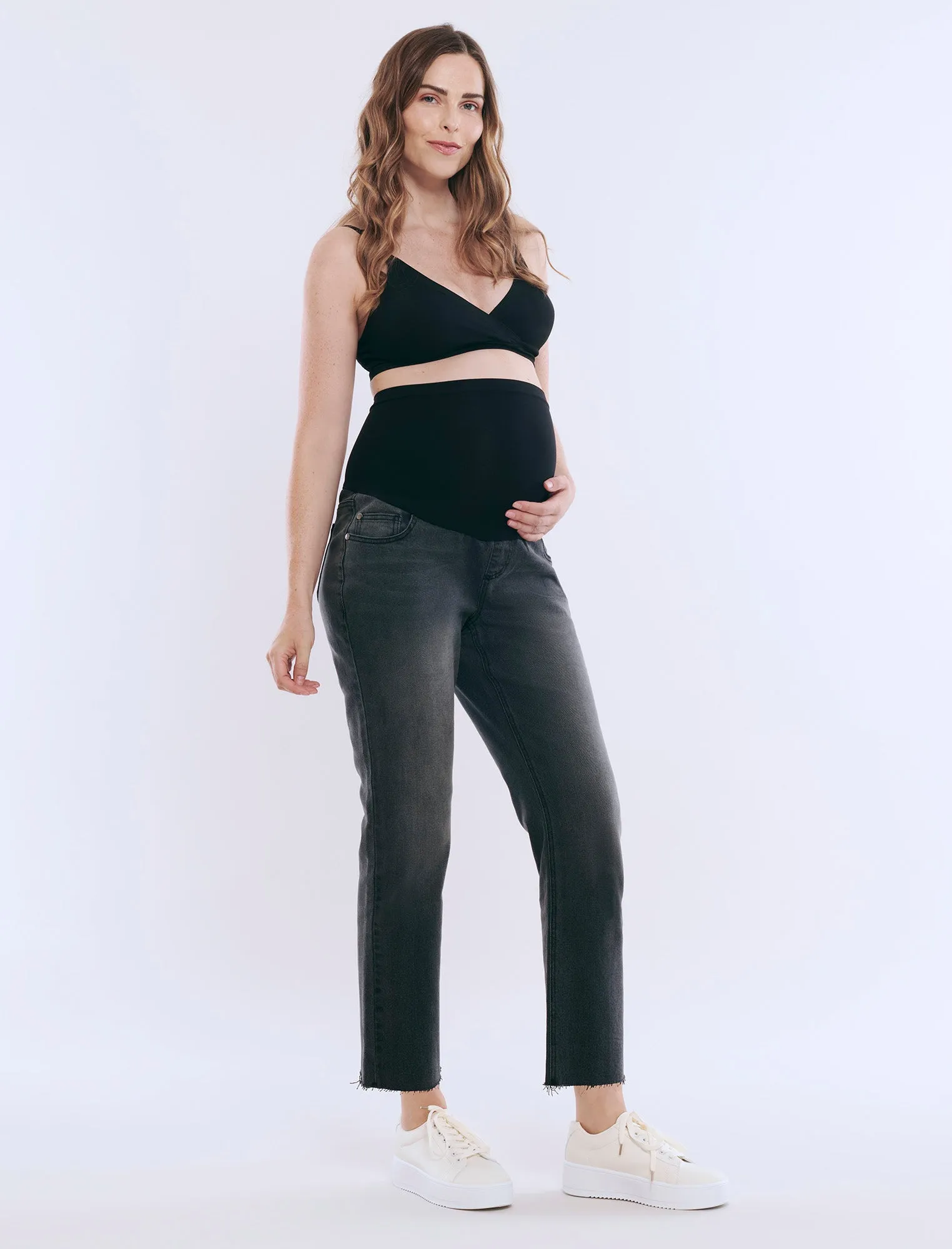 Secret Fit Belly® Slim Straight Leg Jean sold by Motherhood Maternity product image thumbnail 3