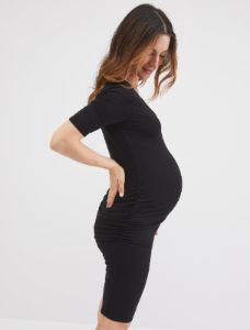 Side Ruched Maternity Dress sold by Motherhood Maternity