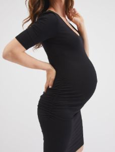 Side Ruched Maternity Dress sold by Motherhood Maternity