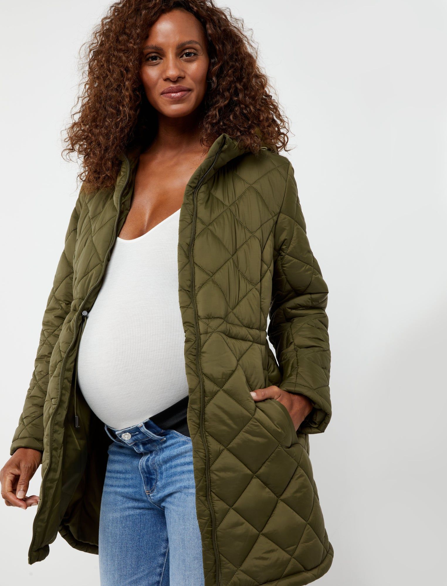 Weatherproof Maternity Anorak Puffer sold by Motherhood Maternity