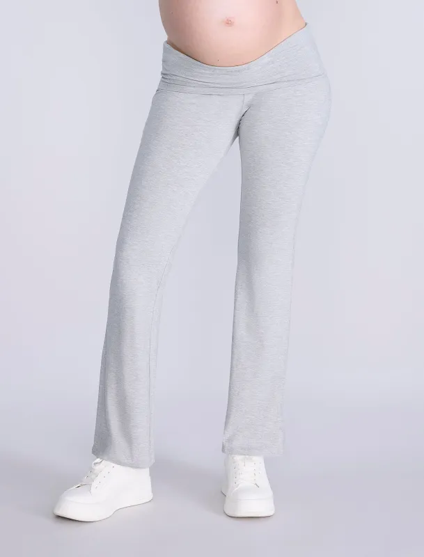 Roll Over Waist Flare Legging sold by Motherhood Maternity