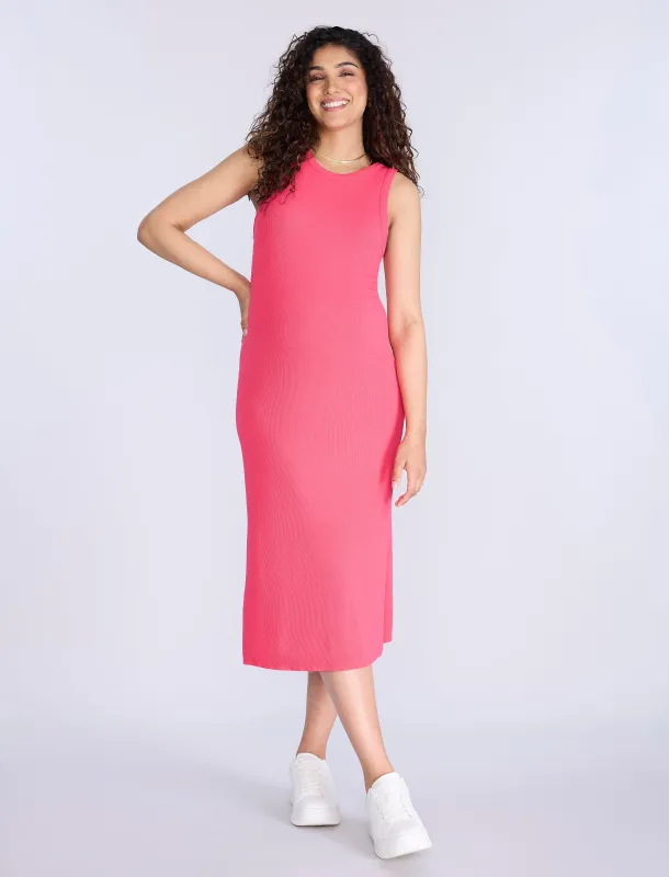 Racerback Tank Midi Dress sold by Motherhood Maternity
