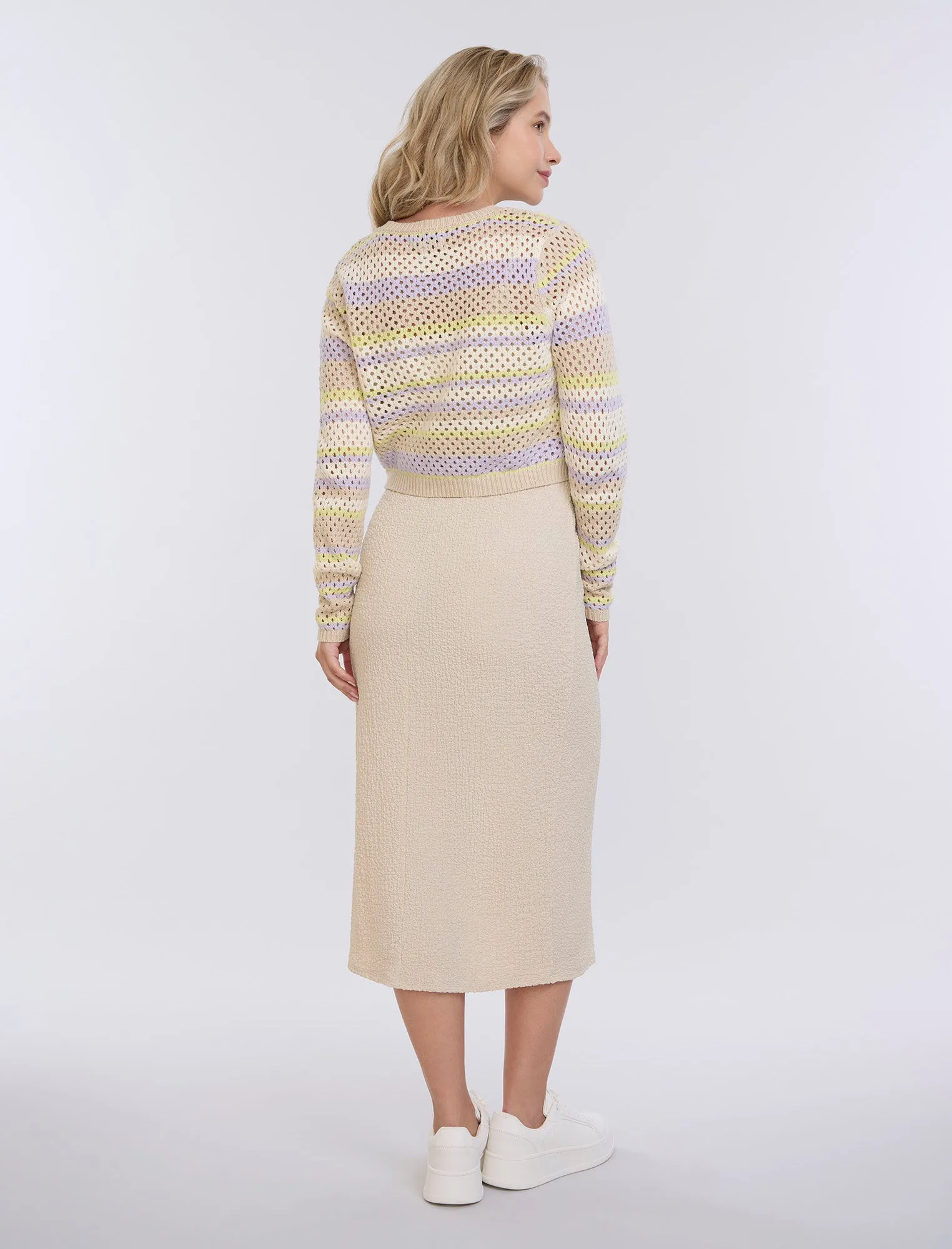 Textured Twofer Midi Dress sold by Motherhood Maternity product image thumbnail 3