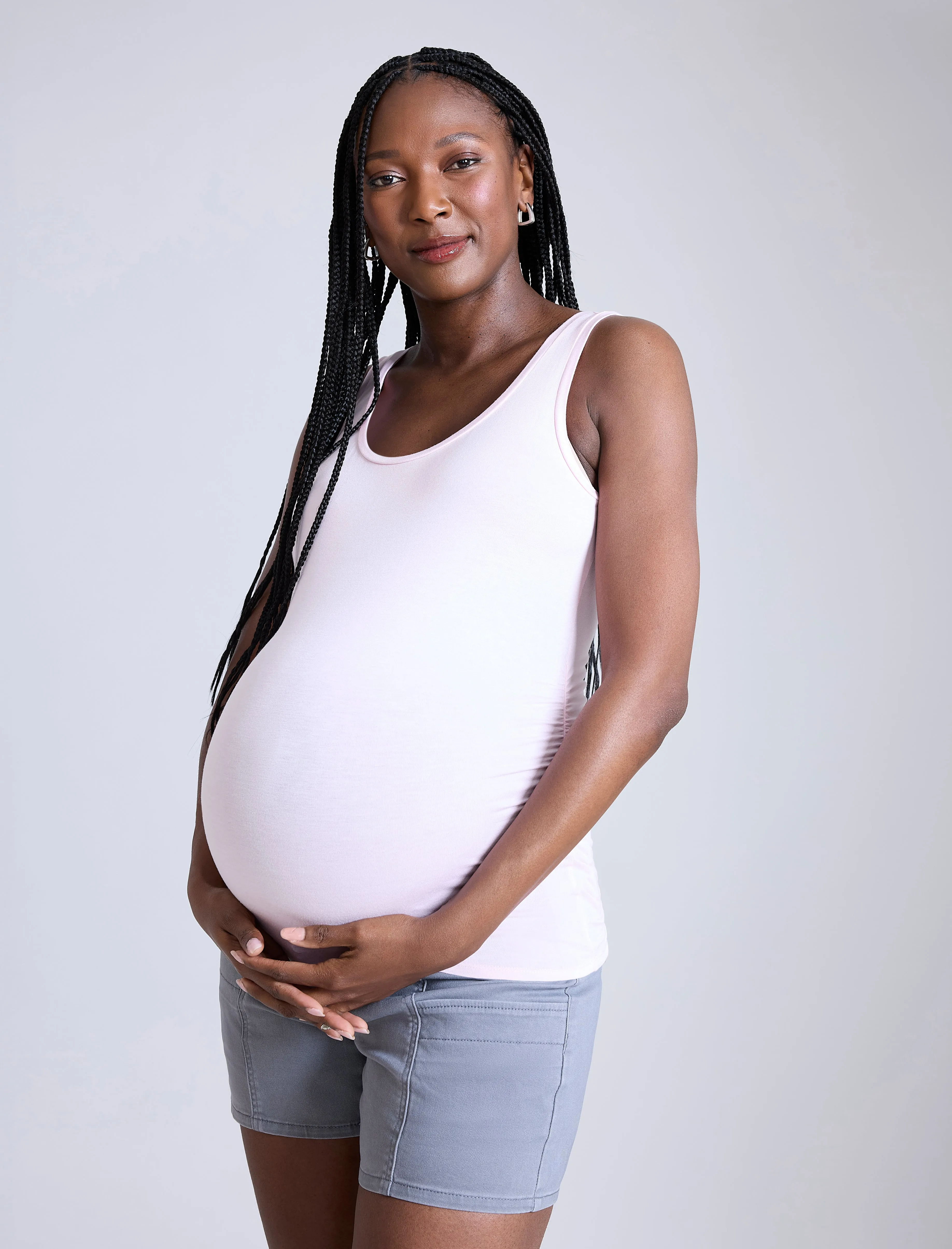 Side Ruched Maternity Tank Top sold by Motherhood Maternity product image thumbnail 4