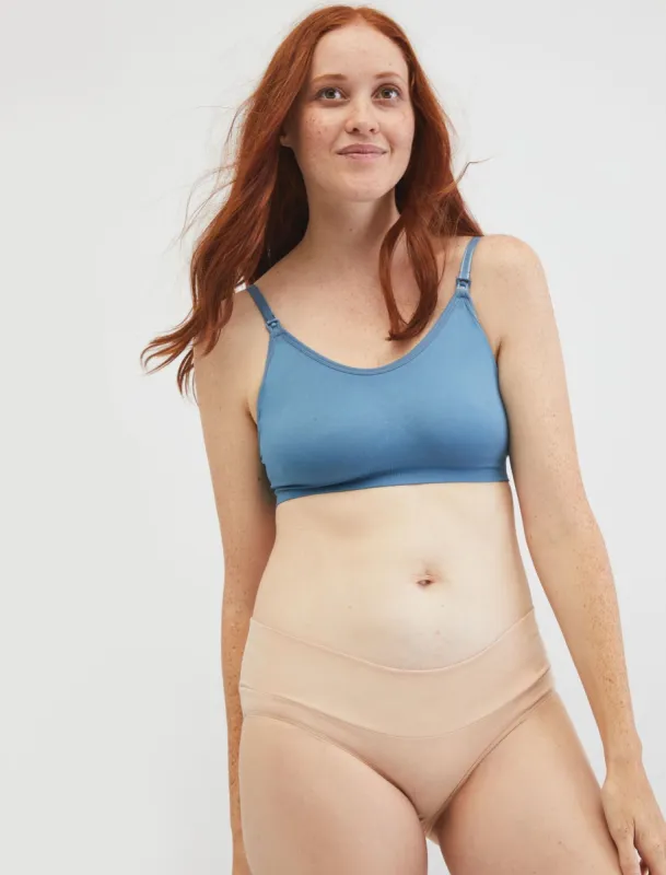 Seamless Clip Down Maternity and Nursing Bralette sold by Motherhood Maternity