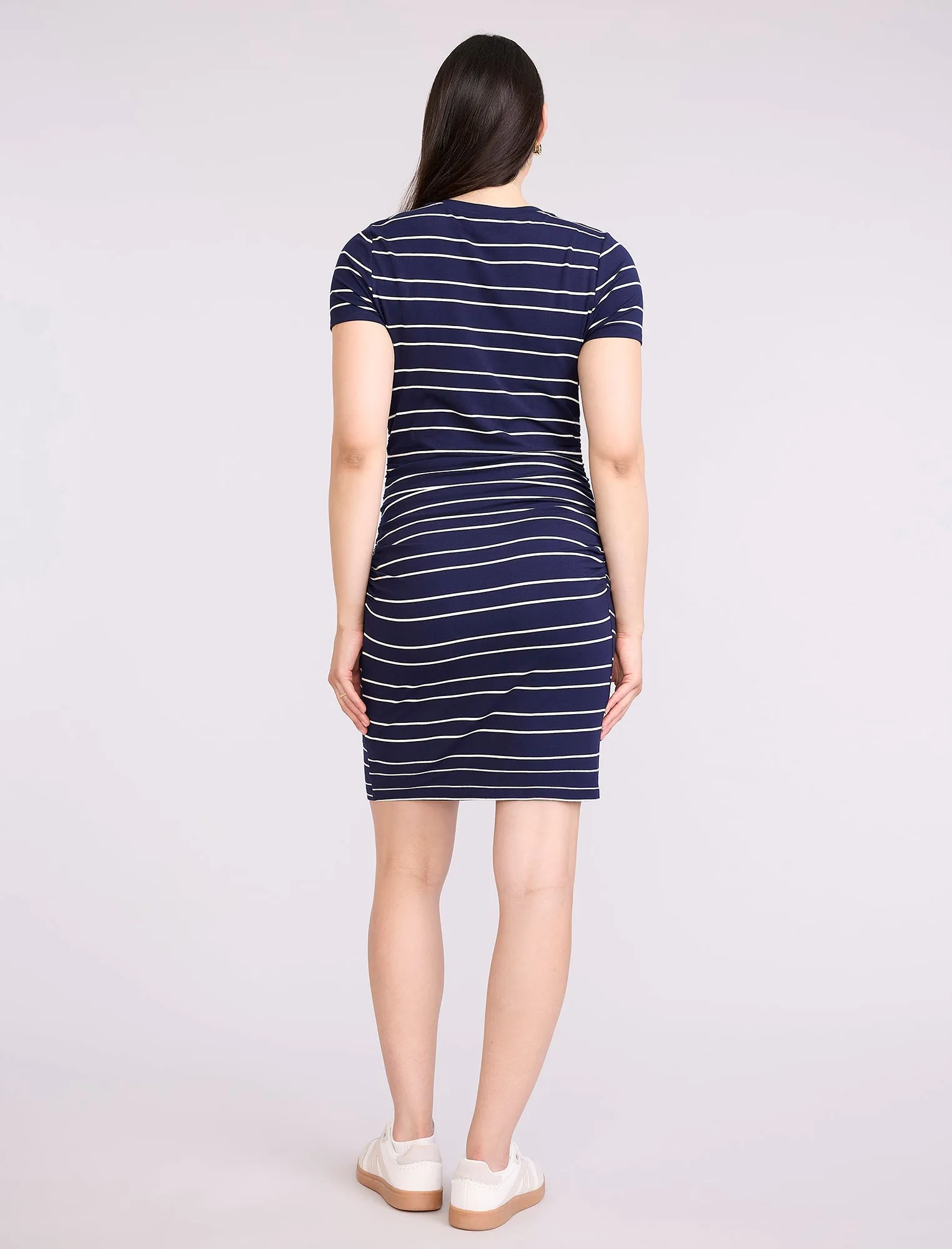 Maternity Ruched Bodycon Mini Dress sold by Motherhood Maternity product image thumbnail 2