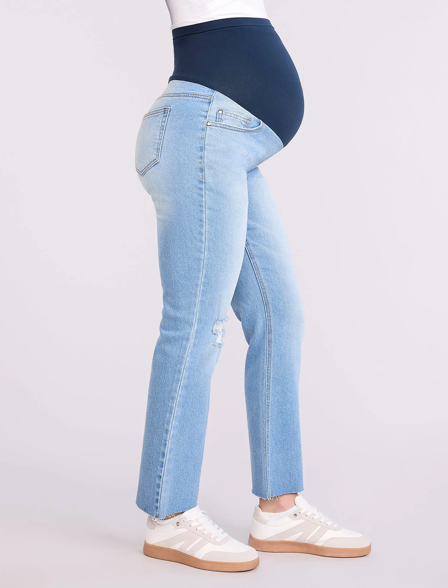 Secret Fit Belly® Slim Straight Leg Jean sold by Motherhood Maternity product image thumbnail 3