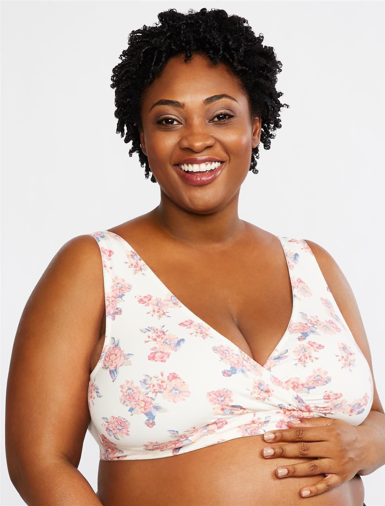 Plus Size Wrap Maternity and Nursing Sleep Bra sold by Motherhood Maternity