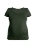 Side Ruched Short Sleeve V-Neck  Maternity Tee sold by Motherhood Maternity