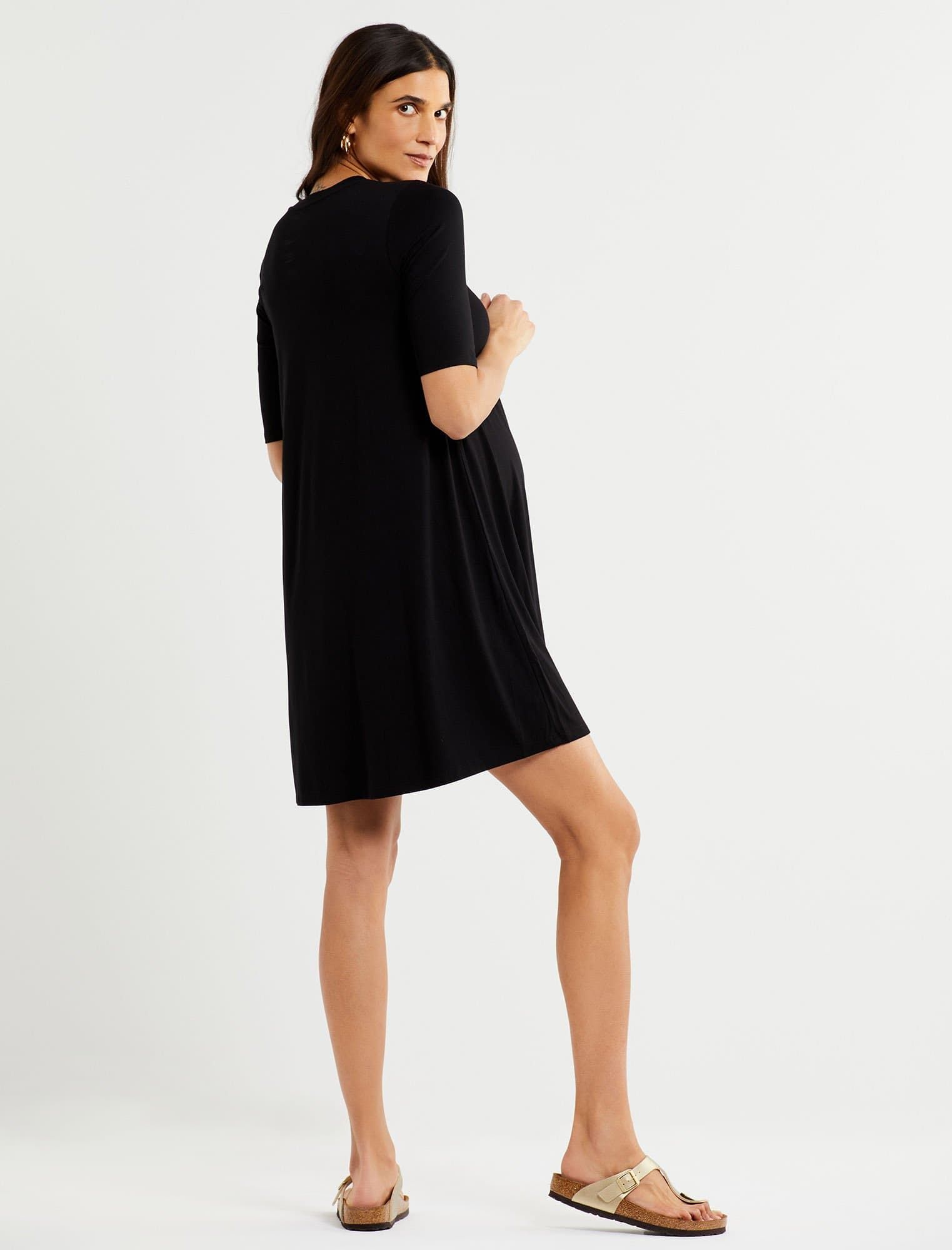 Luxe A-line Maternity Dress sold by Motherhood Maternity product image thumbnail 3