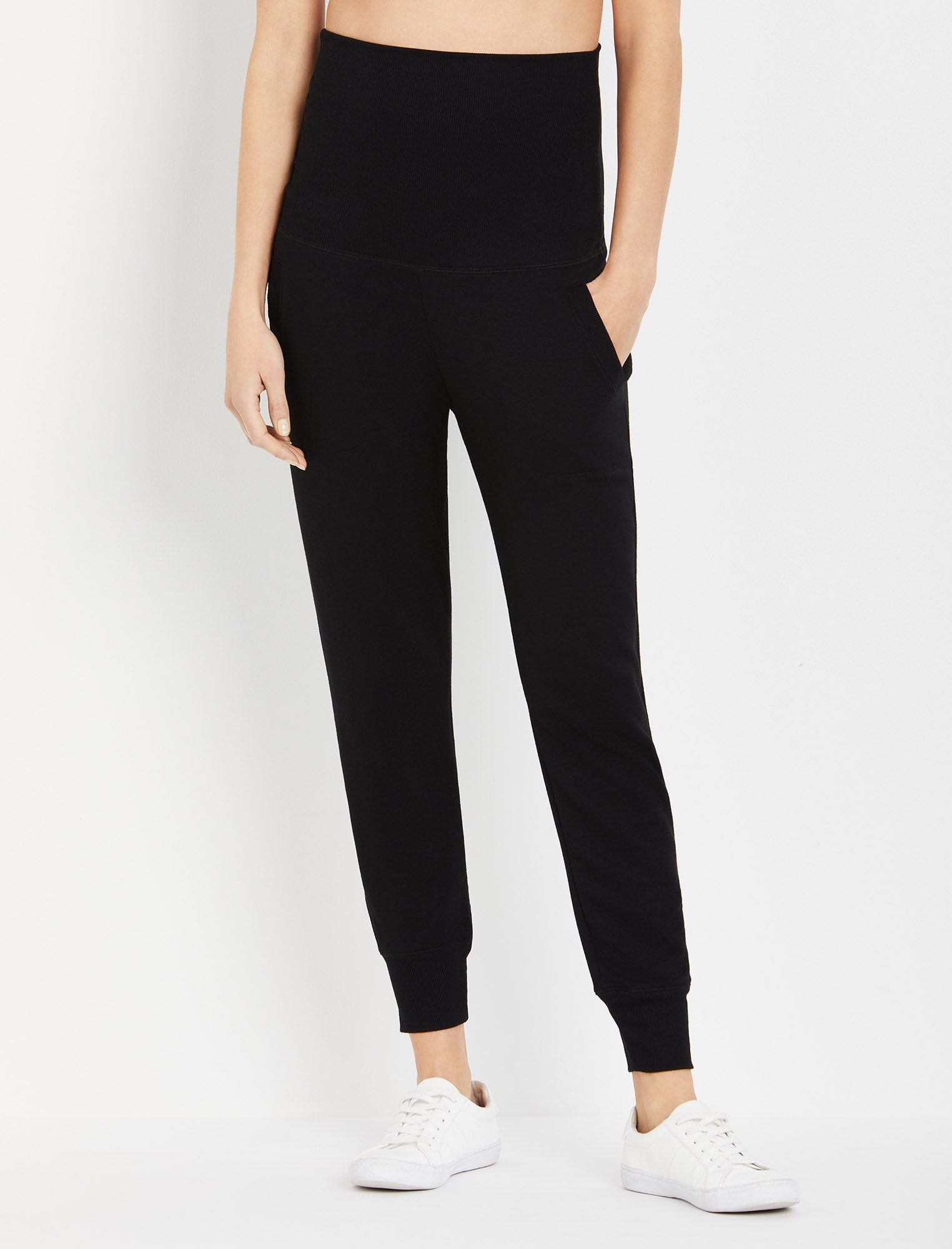 Beyond The Bump Fold Over Belly Maternity Jogger sold by Motherhood Maternity product image thumbnail 4