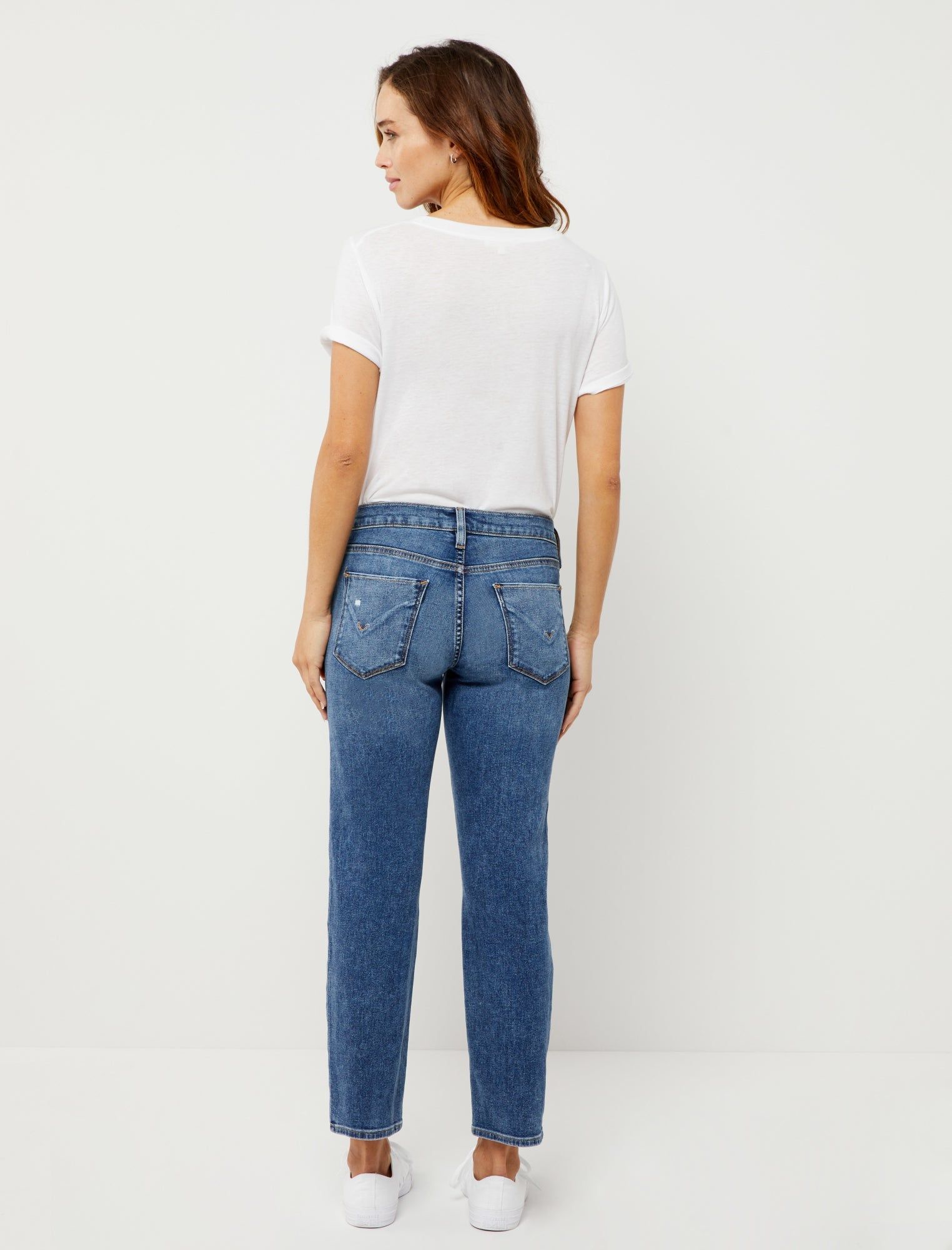 Hudson Nico Mid-Rise Straight Ankle Side Panel Maternity Jeans sold by Motherhood Maternity product image thumbnail 5