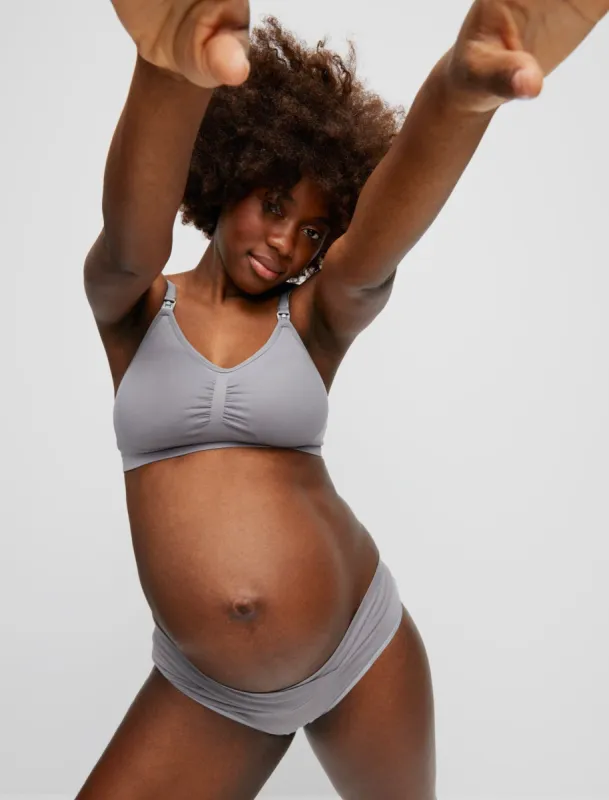 Heathered Maternity Bikini Panties (single) sold by Motherhood Maternity