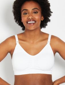 Full Busted Seamless Nursing & Maternity Bra (D+ Cup Sizes) sold by Motherhood Maternity