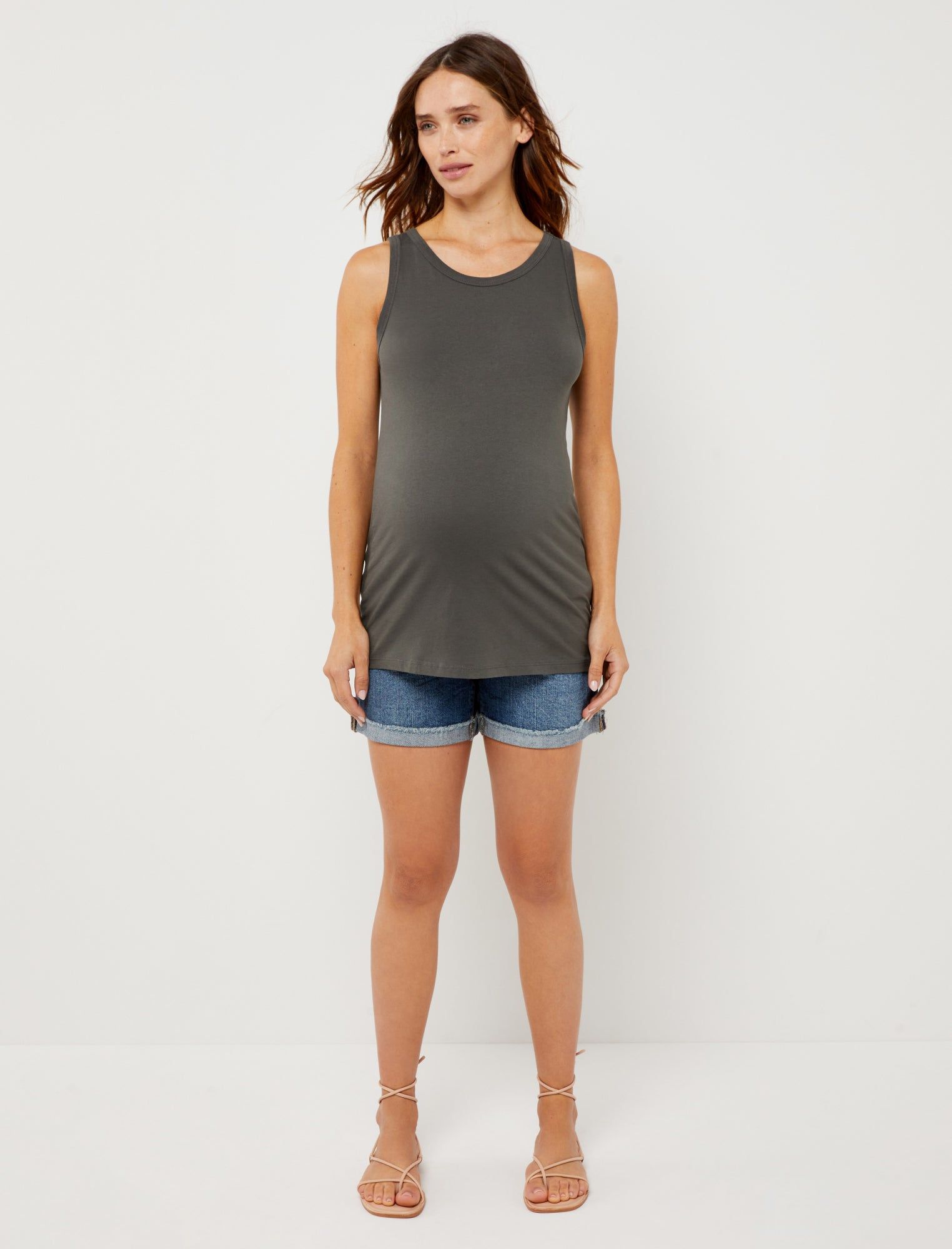 Cotton Maternity Tank Top sold by Motherhood Maternity product image thumbnail 3