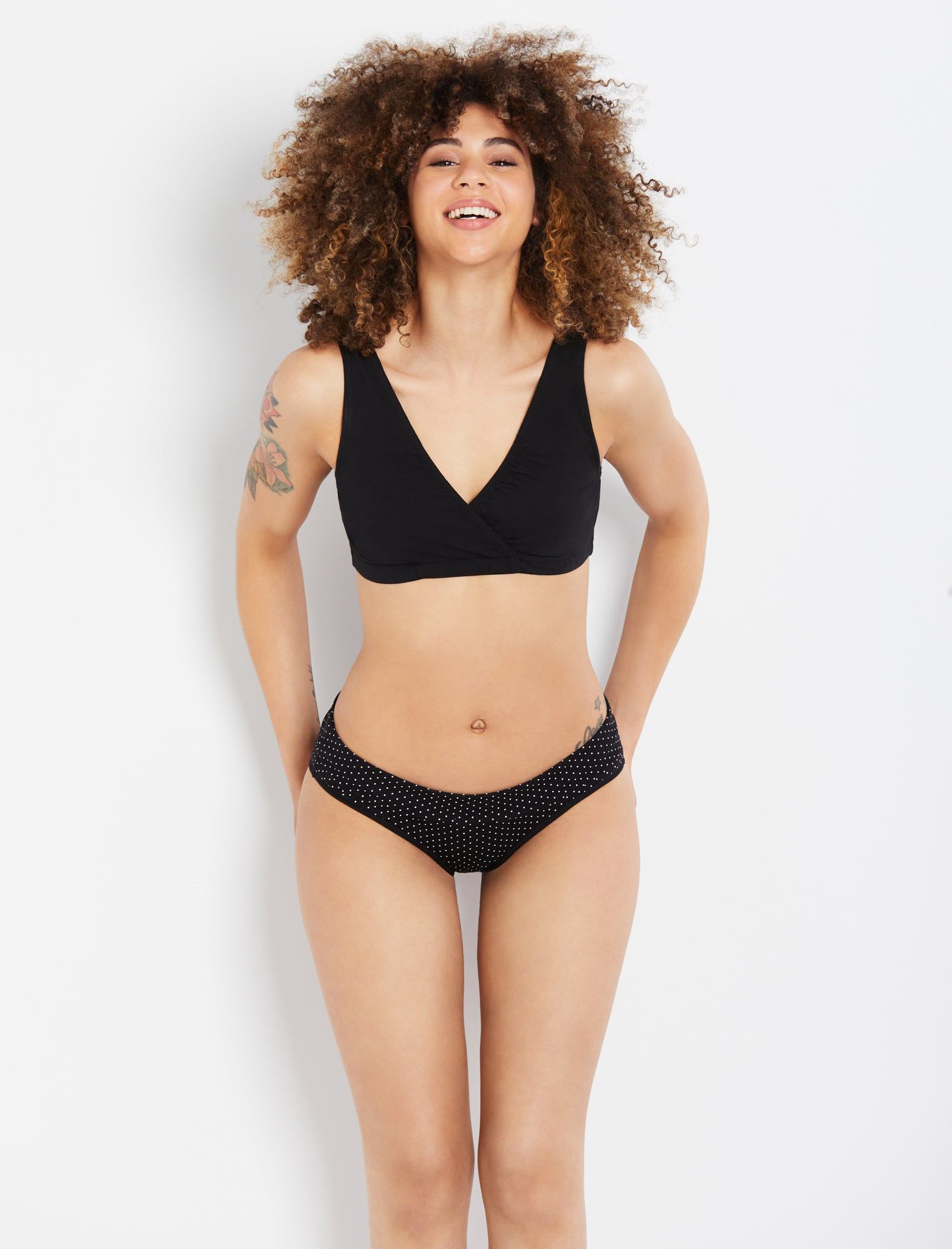 Wrap Maternity And Nursing Sleep Cotton Bra sold by Motherhood Maternity product image thumbnail 2