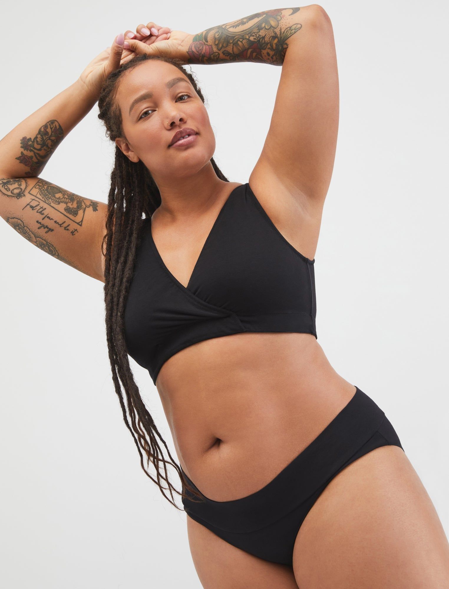 Plus Size Wrap Maternity and Nursing Sleep Bra sold by Motherhood Maternity product image thumbnail 2