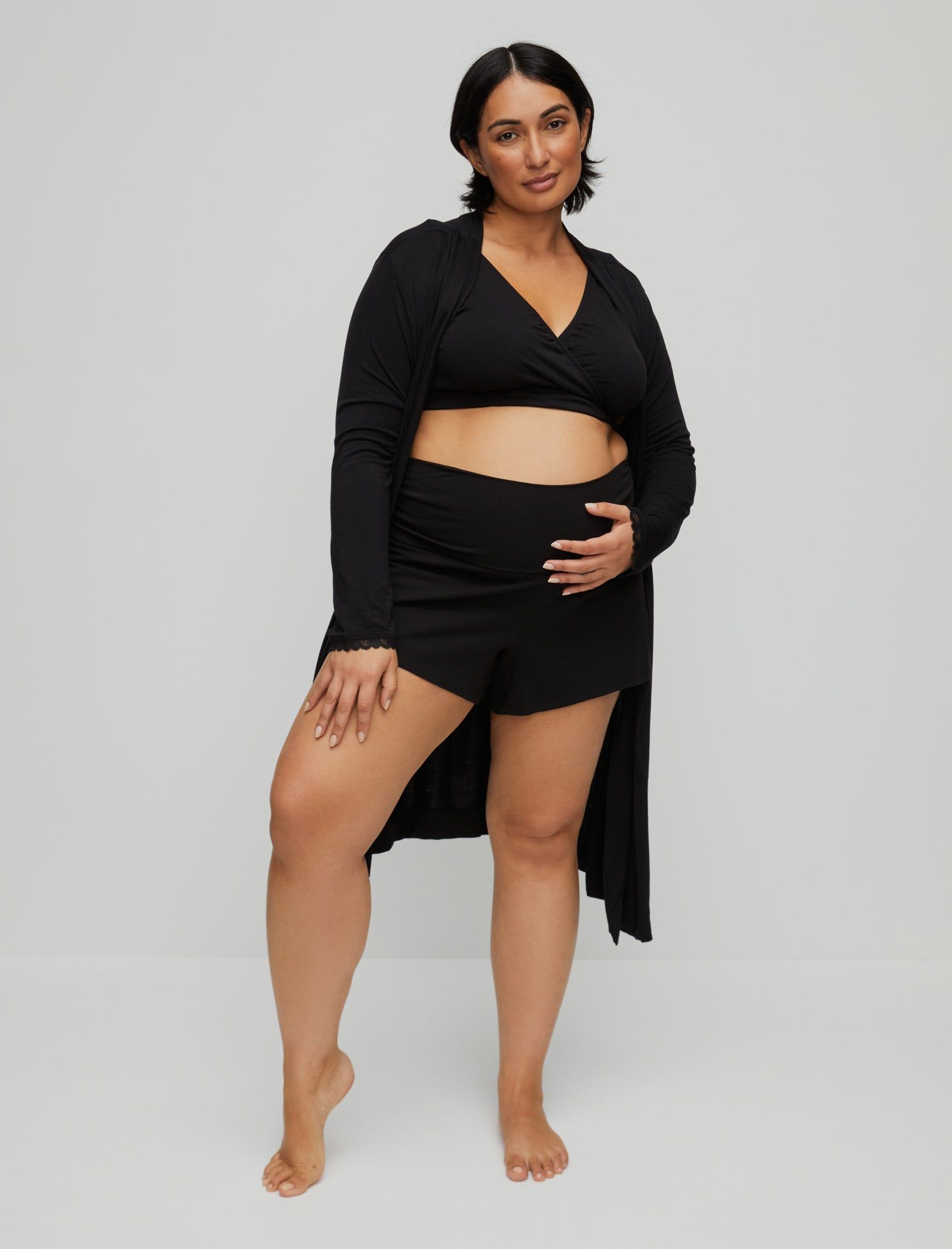 Plus Size Wrap Maternity and Nursing Sleep Bra sold by Motherhood Maternity product image thumbnail 4