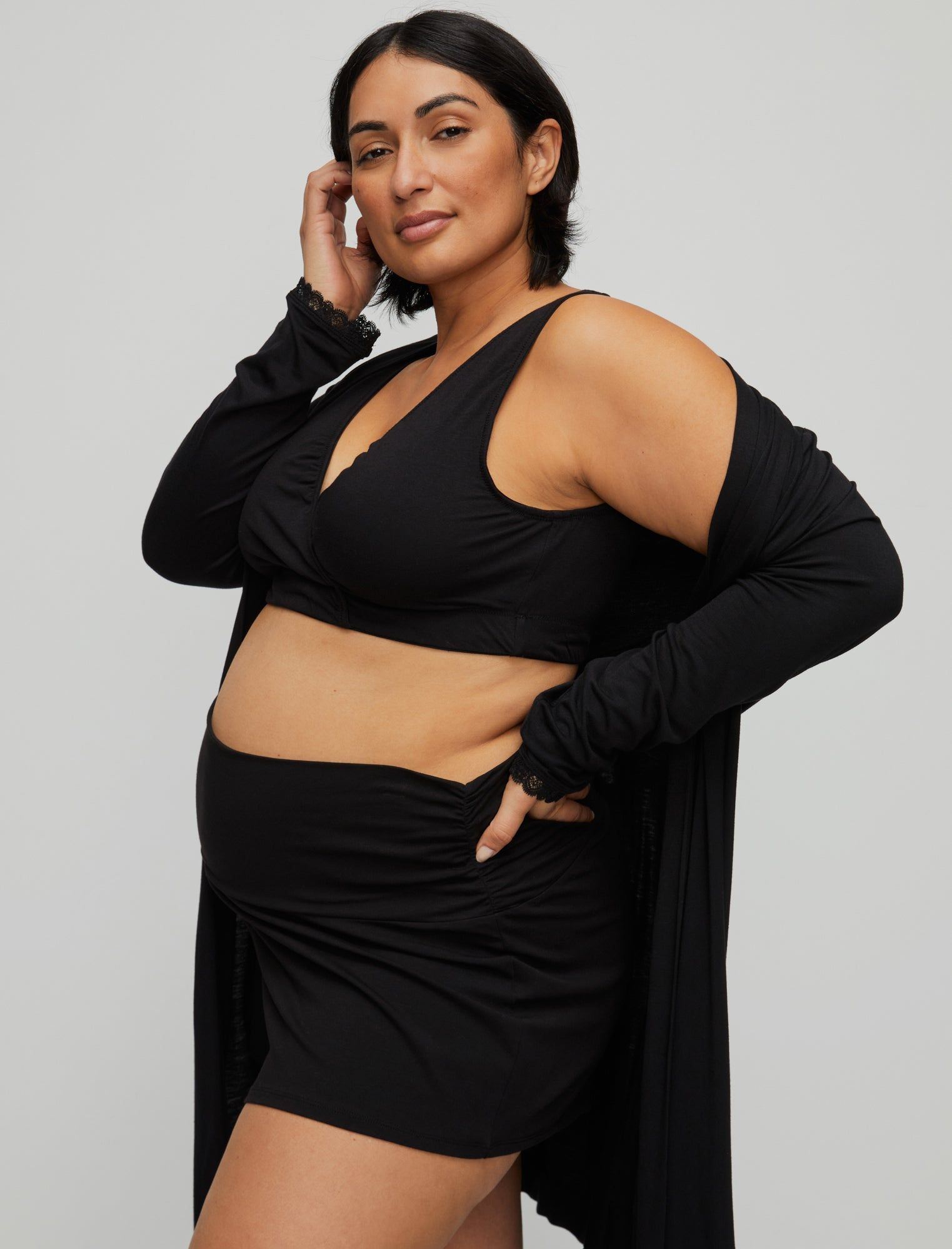 Plus Size Wrap Maternity and Nursing Sleep Bra sold by Motherhood Maternity