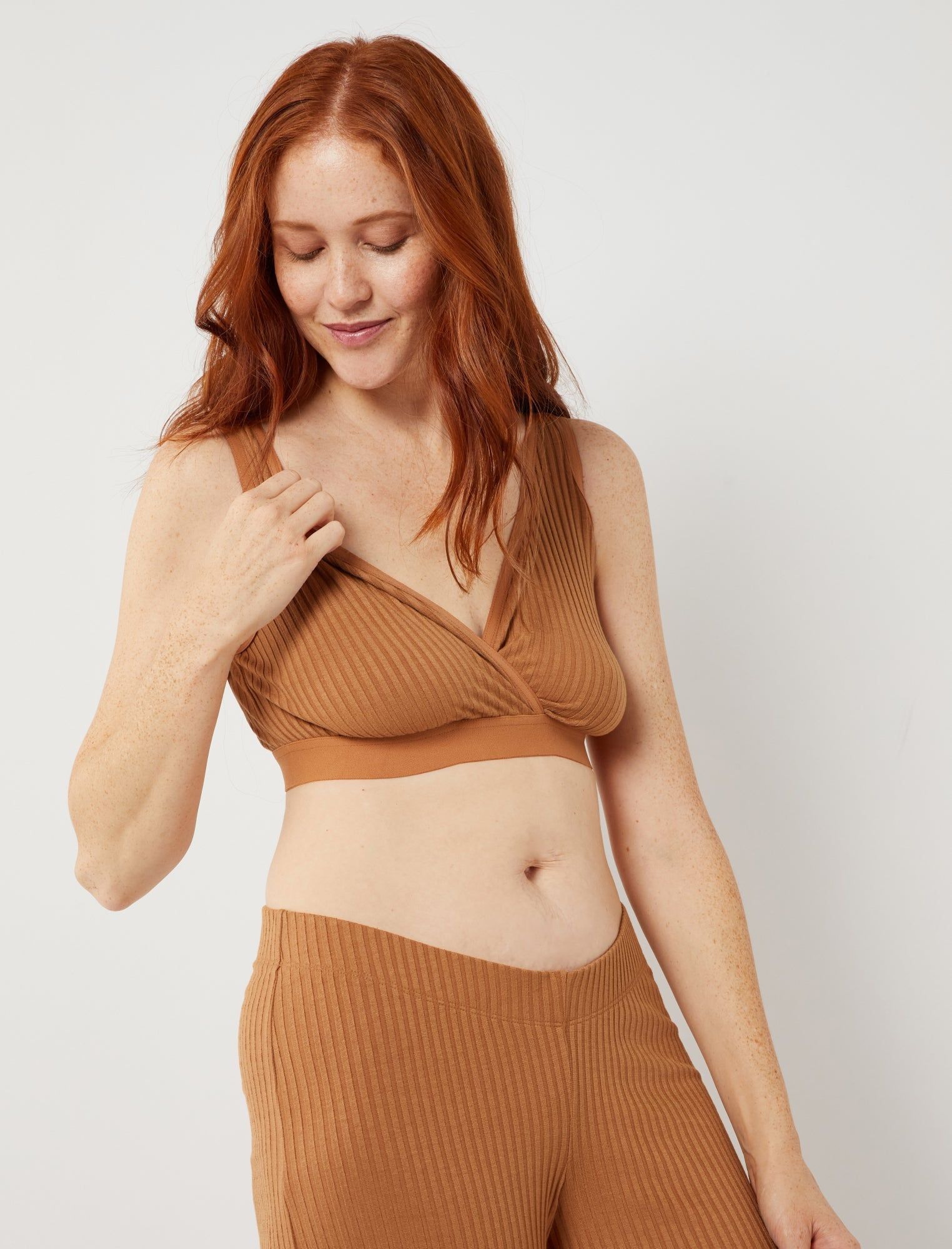 Maternity & Nursing Ribbed Bralette sold by Motherhood Maternity product image thumbnail 2