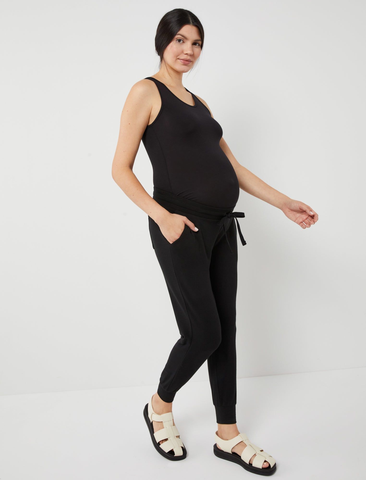 Scoop Neck Maternity Layering Tank Top sold by Motherhood Maternity product image thumbnail 3