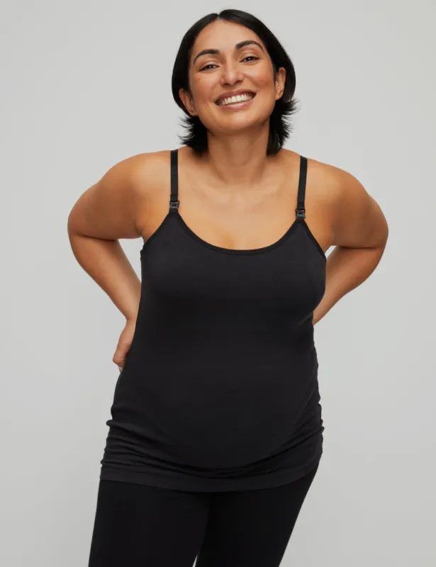 Plus Size Clip Down Nursing Cami sold by Motherhood Maternity
