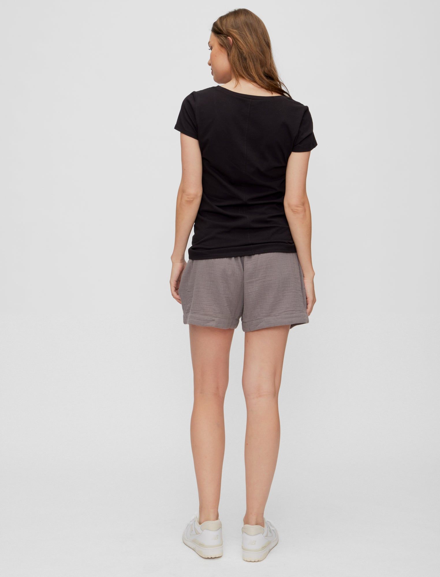 Underbelly Muslin Maternity Short sold by Motherhood Maternity product image thumbnail 5