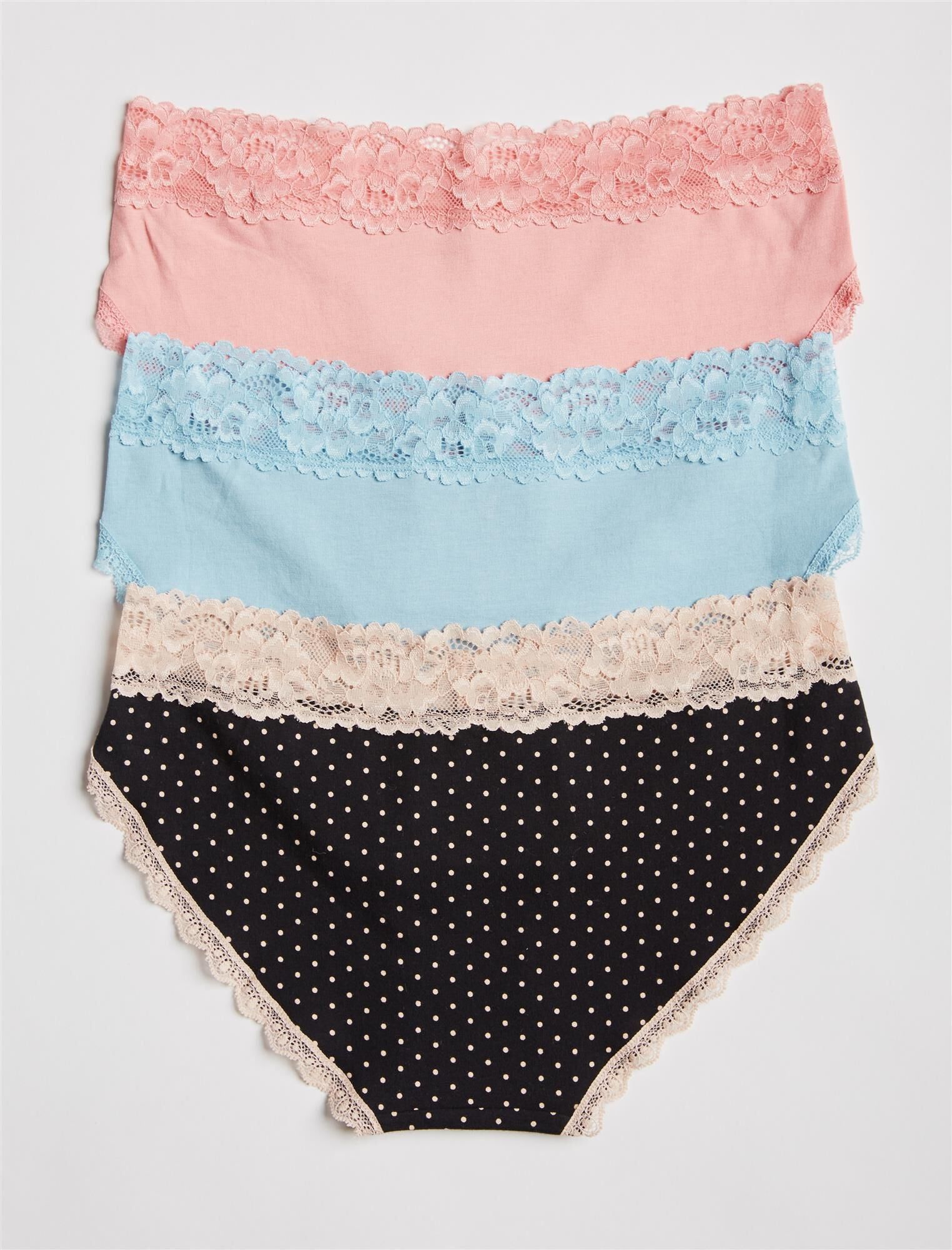 Jessica Simpson Maternity Bikini Panties (3 Pack) sold by Motherhood Maternity product image thumbnail 2